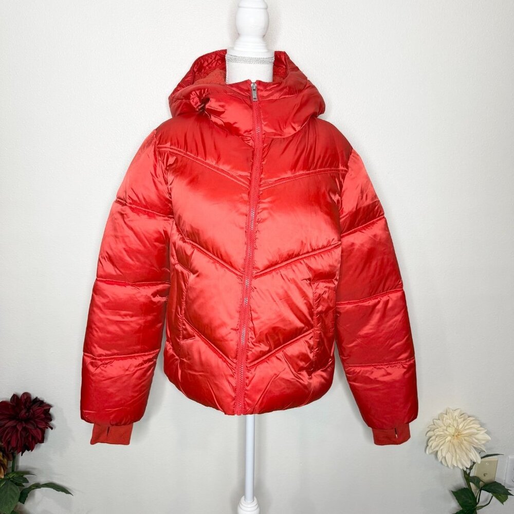 UGG Ronney Cropped Puffer Statement Jacket Womens Size M Chunky Streetwear Chic